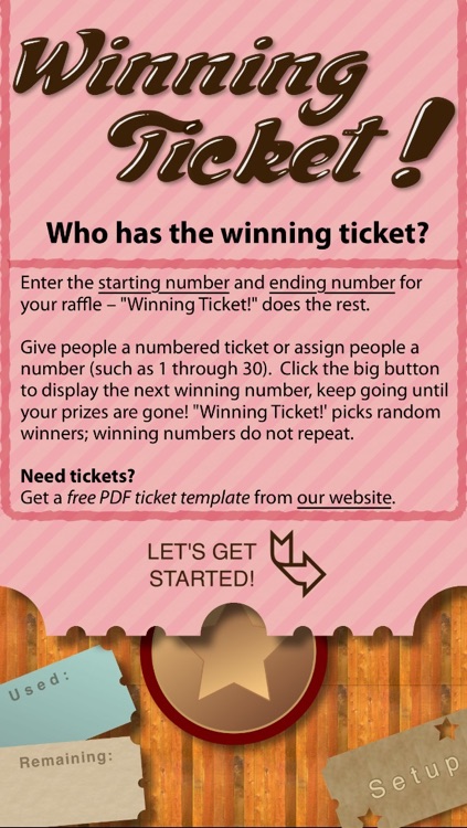 Winning Ticket!