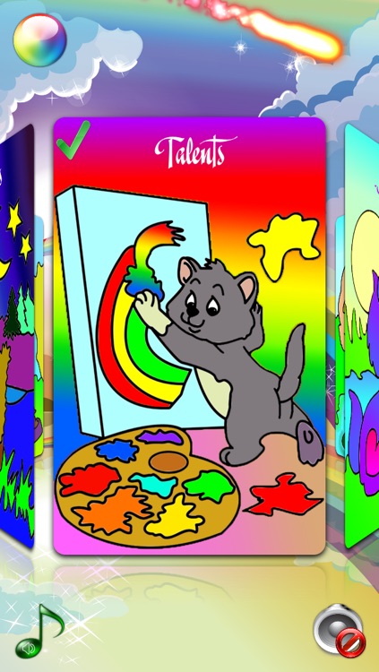 Coloring Pages with Cute Kittens for Girls & Boys - Fashion Painting Sheets and Principe Games for Kids & Babies