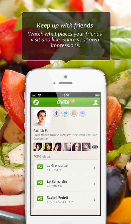 Gvidi, your personal guide to the best restaurants, cafes and bars in the city screenshot-3