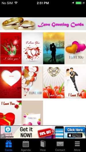 Romantic Love Greeting Cards