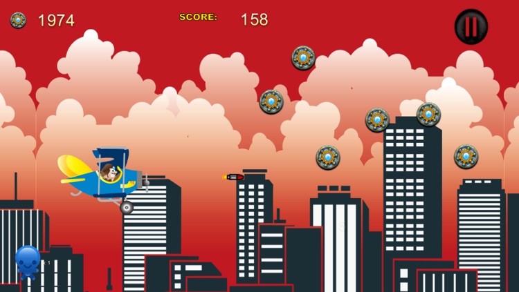 Fighter Plane Alien Shooting Adventure - City Air Fighting Attack Free screenshot-3