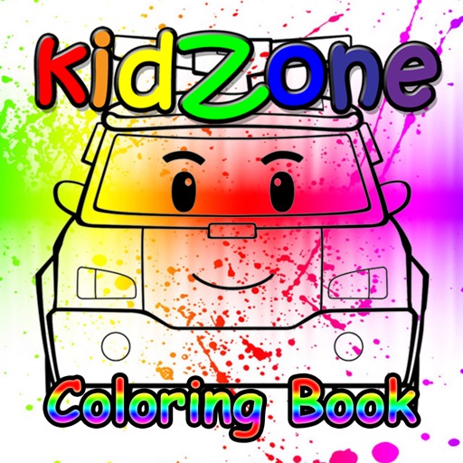 Coloring Book For Robocar Edition