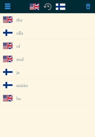 Easy Learning Finnish - Translate & Learn - 60+ Languages, Quiz, frequent words lists, vocabulary screenshot 3