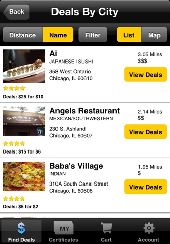 Restaurant.com screenshot 2