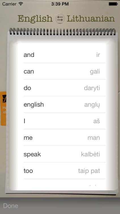 Vocabulary Trainer: English - Lithuanian screenshot-3