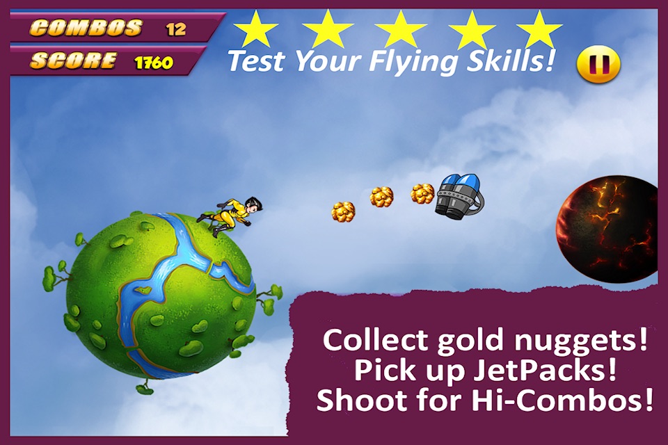 Super Hero Action Man - Best Fun Adventure Race to the Planets Game screenshot 2