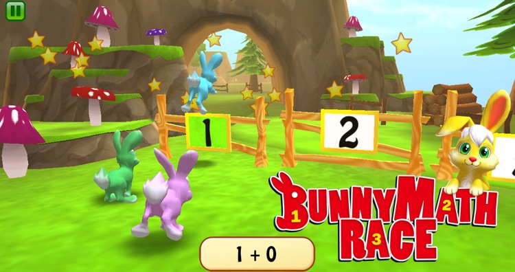 Bunny Math Race for Kids