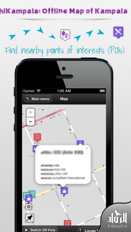 hiKampala: Offline Map of Kampala (Uganda)
