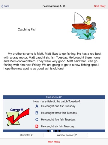 Reading Comprehension Practice Grades 1-2 screenshot 2