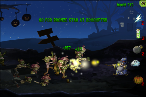 Magical Zombie Smasher Lite screenshot 3