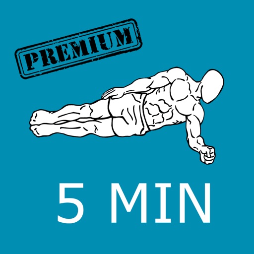 5 Minute PLANKS Famous Workout routines - Premium Version icon