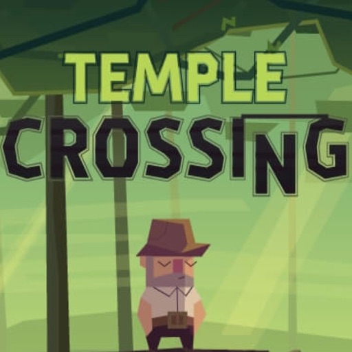 Temple Crossing  - Draw Line and Run Icon