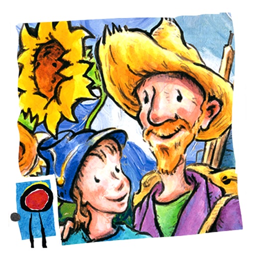 Van Gogh and the Sunflowers: encourage creativity and teach your children art history in this interactive book with text and paintings by Laurence Anholt (iPhone version by Auryn Apps) icon