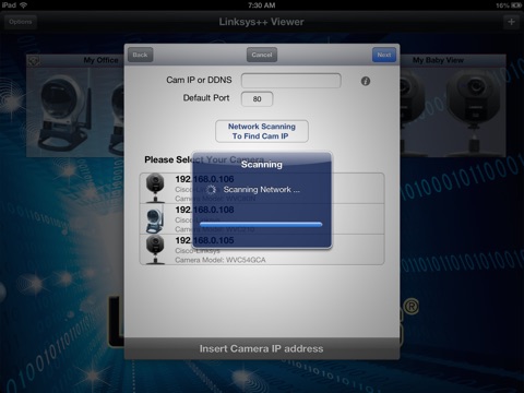 Linksys++ Viewer for iPad screenshot 2