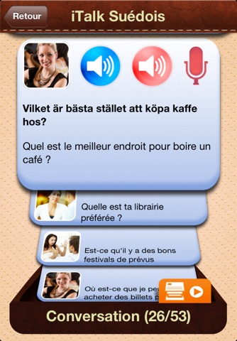 iTalk Swedish: Conversation guide - Learn to speak a language with audio phrasebook, vocabulary expressions, grammar exercises and tests for english speakers HD screenshot 3