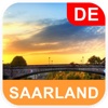 Saarland, Germany Offline Map - PLACE STARS