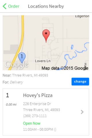 Hovey's Pizza screenshot 2