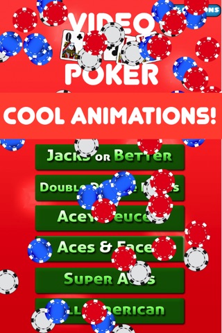 Flat Video-Poker - 6 Poker-Games in One! screenshot 2