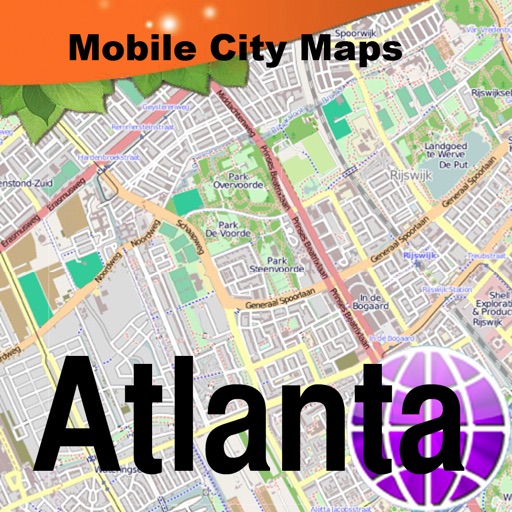 Atlanta Street Map.