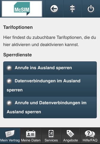 McSIM Servicewelt screenshot 4