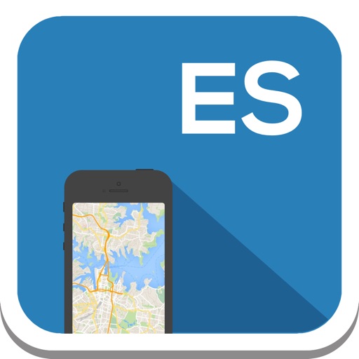 Spain offline map, guide, weather, hotels. Free GPS navigation. icon