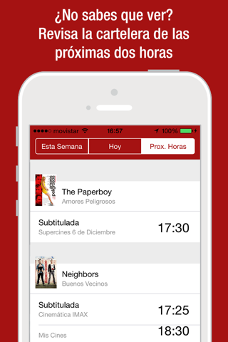 CinePass - Cartelera, horarios, cine y películas en un solo lugar! screenshot 3