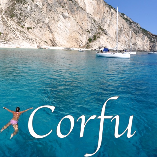 Corfu seen from the sea Icon