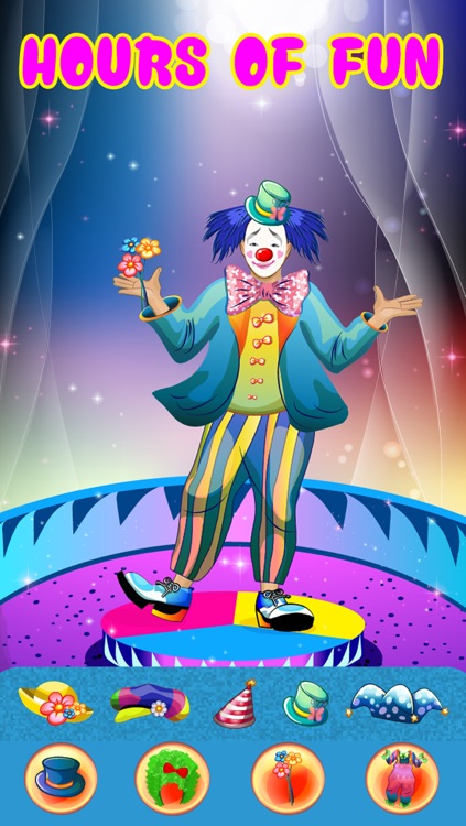 Crazy Circus Clowns - Dress Up Game