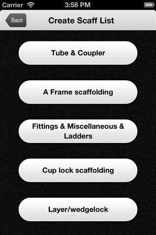 The Scaff list screenshot 3