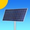 Get the most power output from your solar panel by utilizing your iPhone or iPad to easily position a solar panel to receive optimal sun exposure