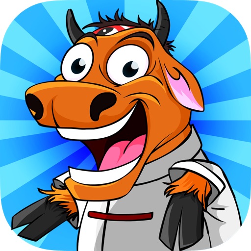 Kung Fu Cow – Run, Jump and Dash with Clumsy Sensei Goat and Nick Piggy iOS App