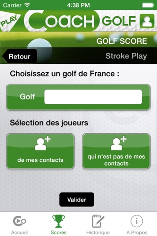 PlayCoach™ Golf Cartes de Scores screenshot 2