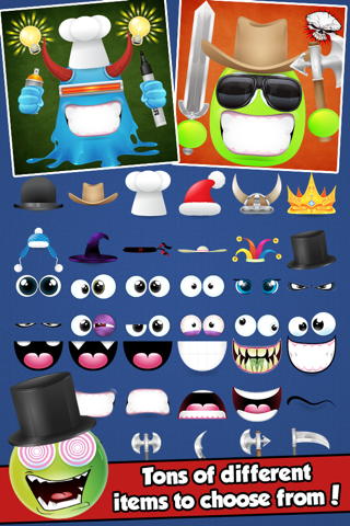 Blob Monster Avatar Creator - Make Funny Cartoon Characters for your Contacts or Profile Pictures screenshot 3