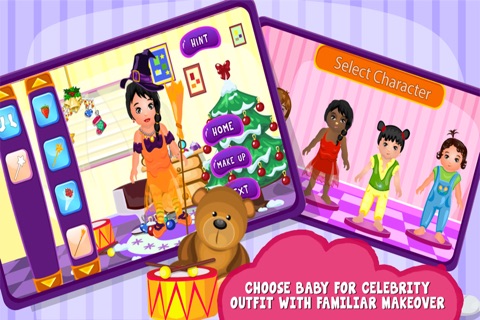 Celebrity Baby Designer - babyish girls, boys & kid’s salon outfit dress up tailor & make up style mania screenshot 3