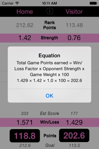 Derby Ranking Calculator screenshot 2