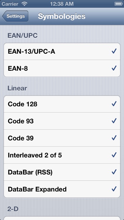 !QR Profi - professional and fast QR Code and Barcode Reader / Scanner. screenshot-4