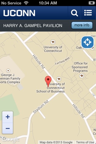UConn (Storrs) Campus Map screenshot 3