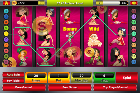 777 Slots - Lucky Girls Jackpot Casino Slot-Machine screenshot 4