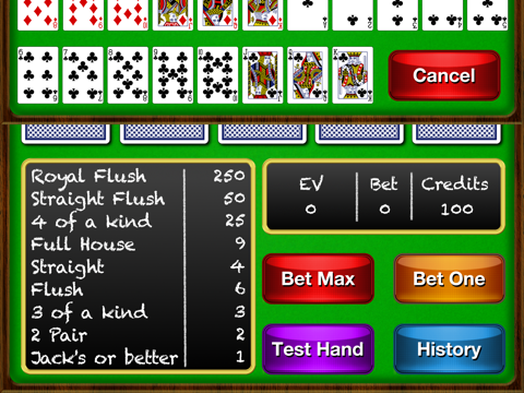 Скриншот из Video Poker HD: Jack s or Better