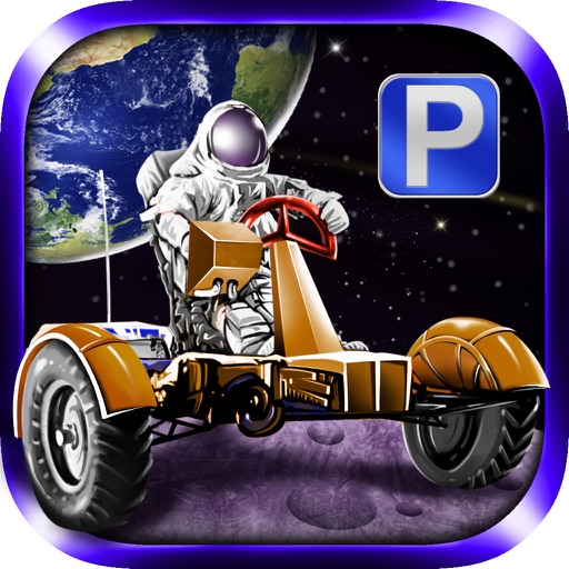 3D Moon Base Parking PRO - Full Space Explorer Simulator Version