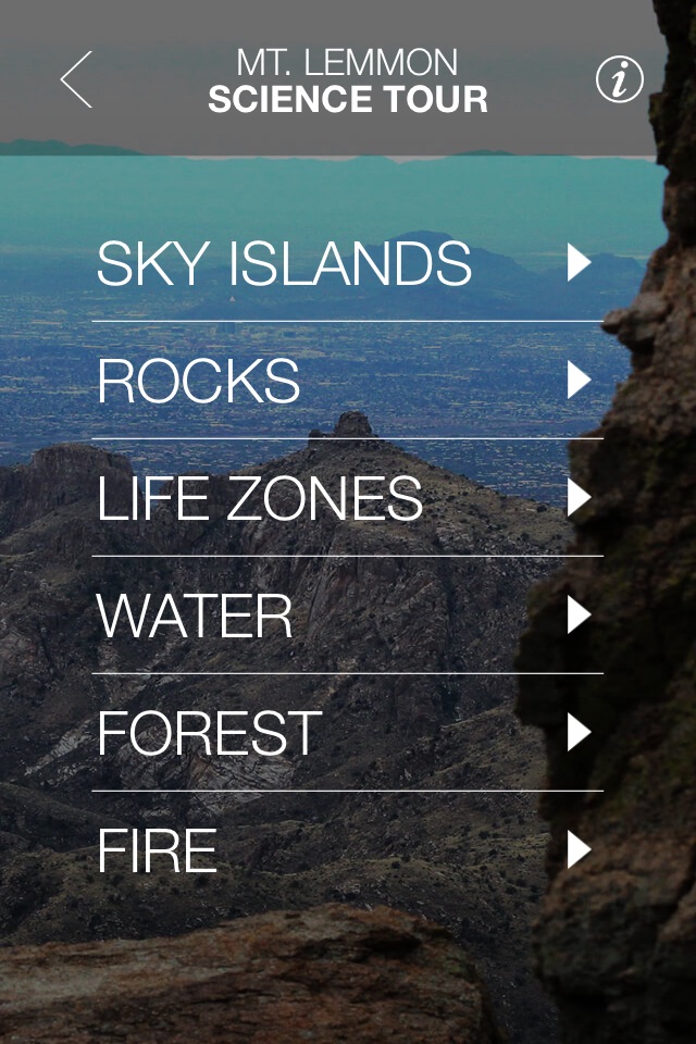 Mt. Lemmon Science Tour screenshot 2