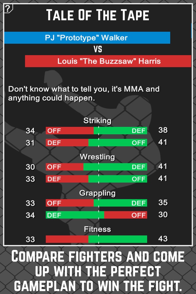 MMA Manager Free screenshot 3