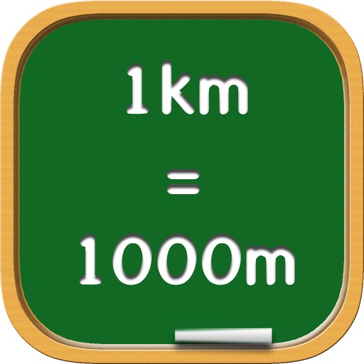 1km = 1000m icon