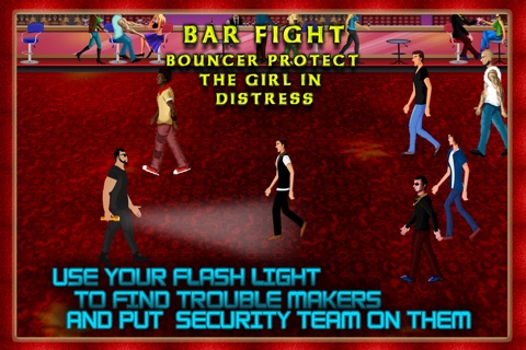 Bar Fight : Security Bouncer Protect the girls in distress - Free Edition screenshot 3
