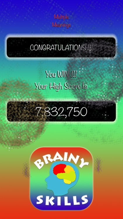 Brainy Skills Multiple Meanings screenshot-3