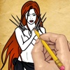 Drawing Lessons SuperHeroes Women