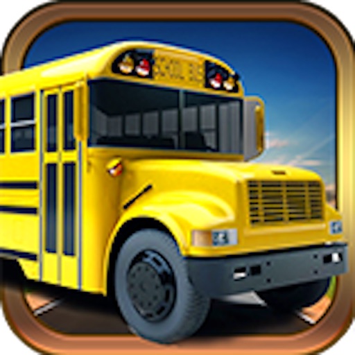 Action School Bus Mania Race Pro - Road Monster Derby Game Icon