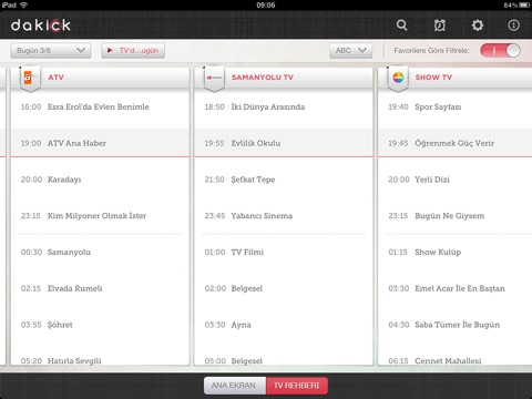 Dakick TV Rehberi screenshot 3