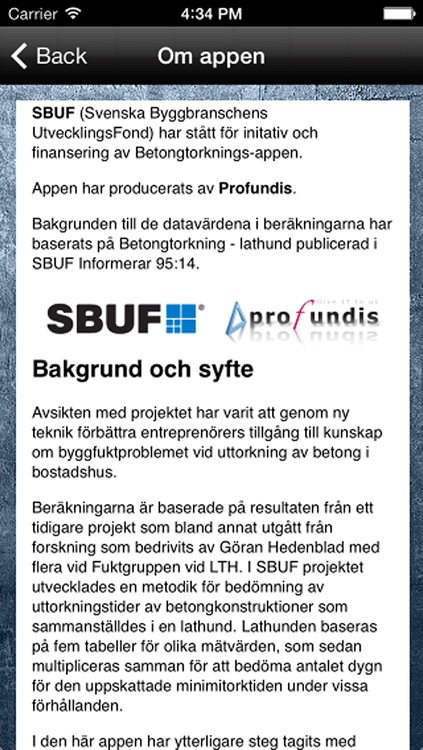 Betongtorkning screenshot-4