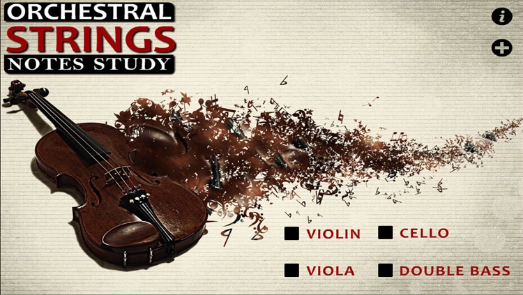 Orchestral Strings (Notes Study for Violin, Viola, Cello and Double Bass)